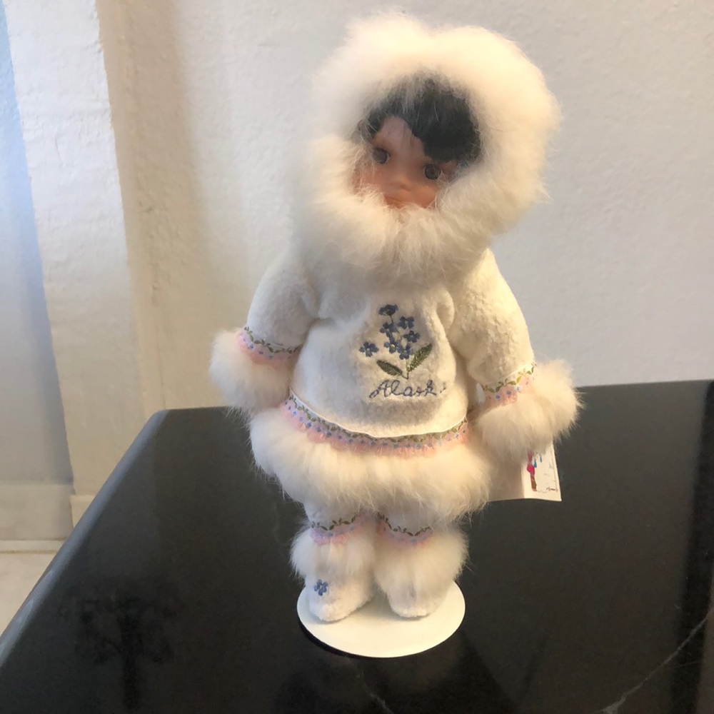 Alaskan friends porcelain doll